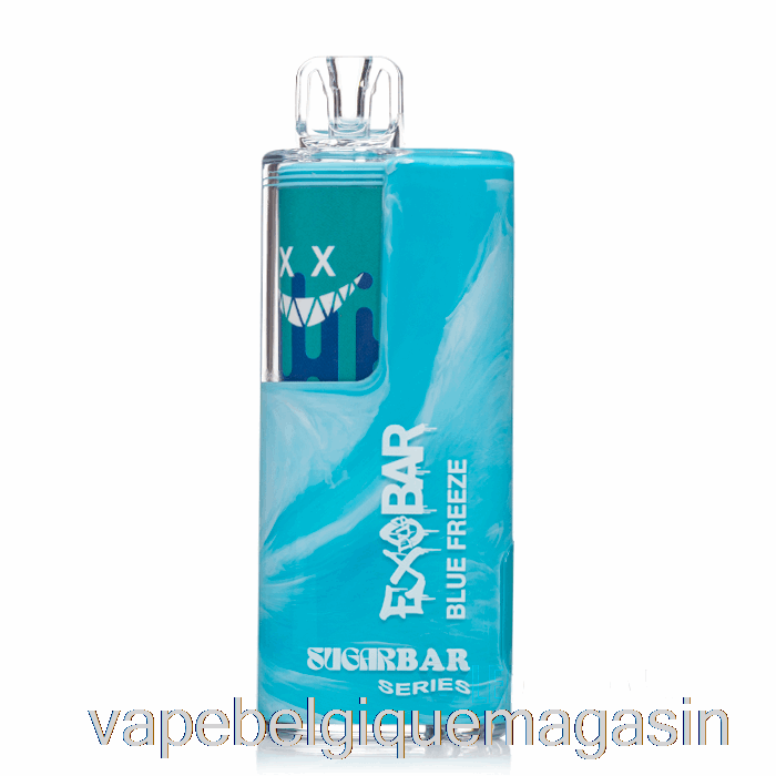 Vape Belgique Exobar X Sugar Bar Sb8000 Jetable Bleu Gel
